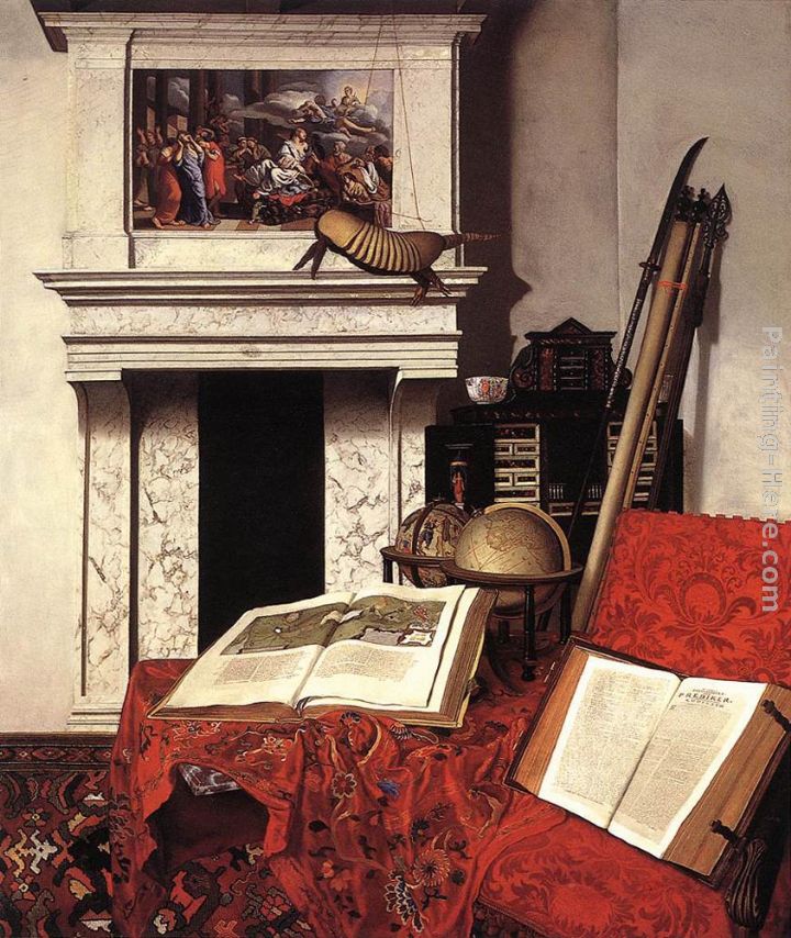 Still-life with Rarities painting - Jan van der Heyden Still-life with Rarities art painting